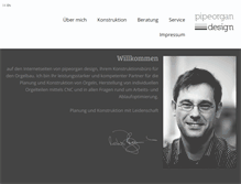 Tablet Screenshot of pipeorgandesign.com